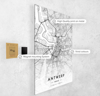 Antwerpen Map (Metaal)
